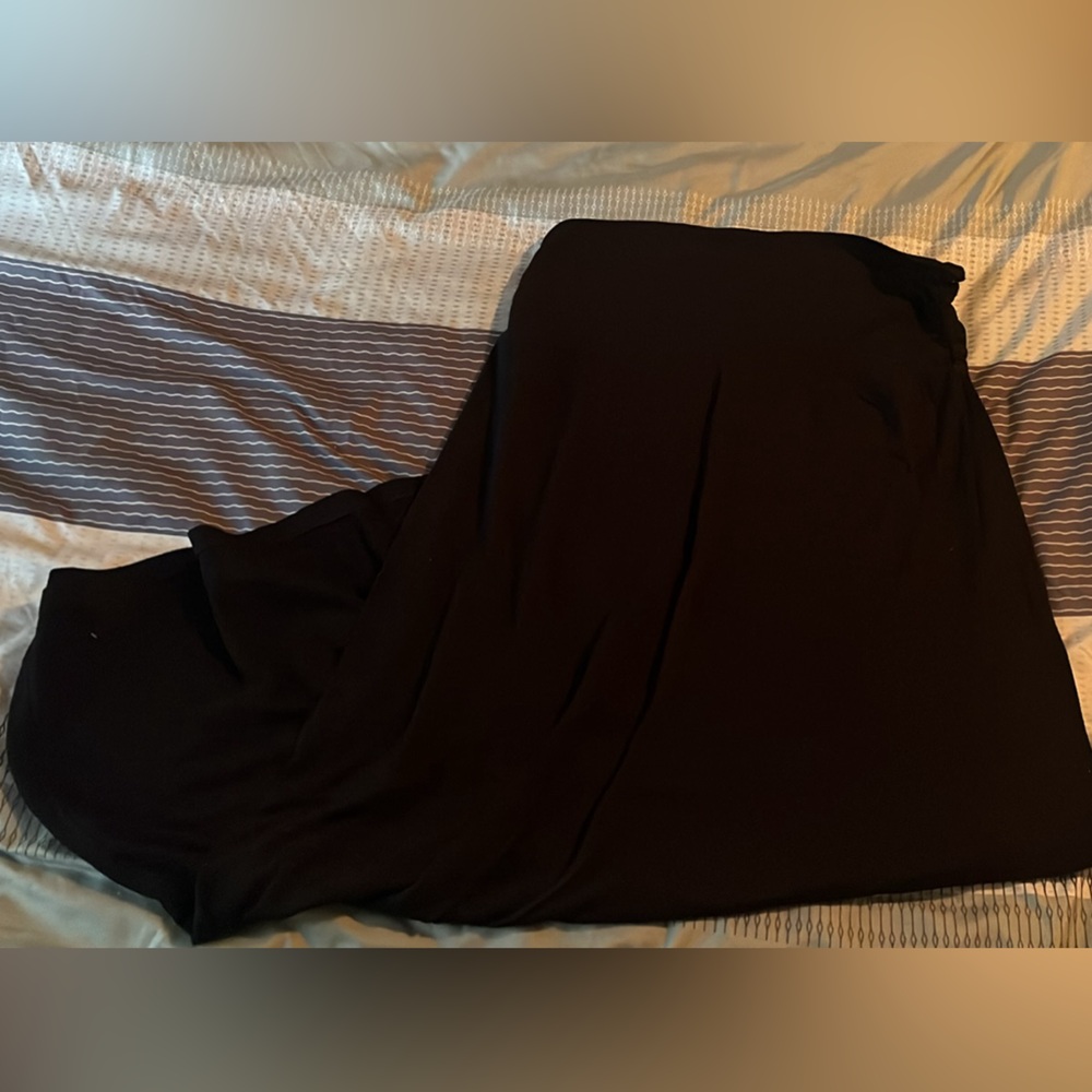 Black maxi skirt